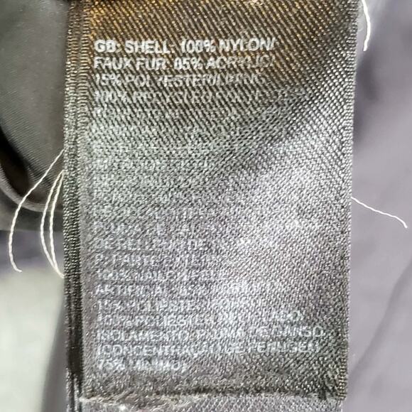 The North Face Jacket Women's Medium Belted Waist Goose Down Hooded No Fur - Picture 7 of 10